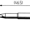 Panne à souder ERSADUR - série 612 - sans plomb - coudée - 3.2mm/0.126in – Image 2