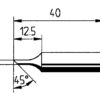 Panne à souder ERSADUR - Série 832 - Sans plomb - Coudée - 2.0mm/0.079in – Image 2
