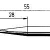 Panne à souder ERSADUR - Série 842 - sans plomb - coudée - étendue 2.2mm/0.087in – Image 2