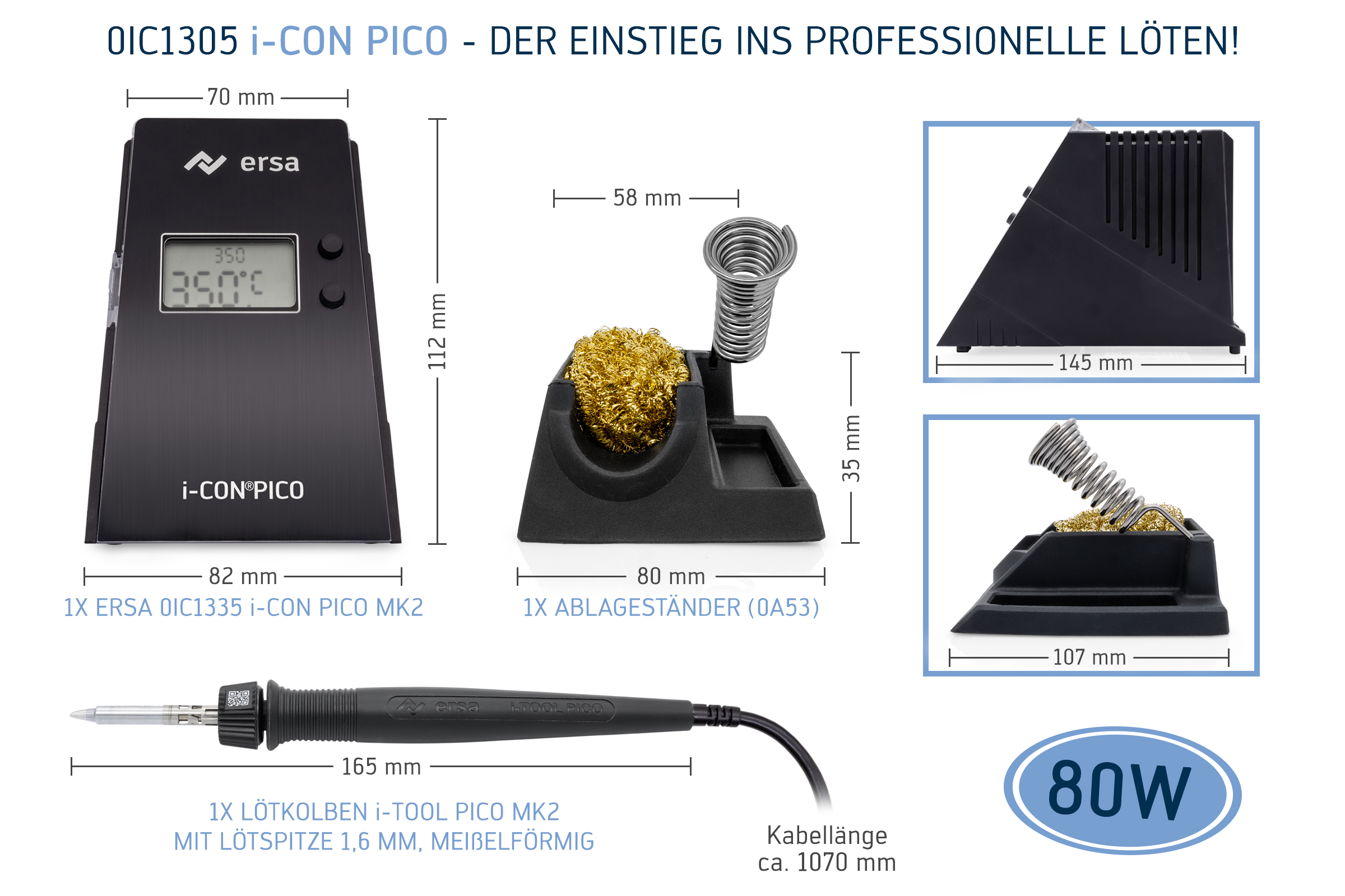 station de soudage i con pico mk2 /230v 0ic1305