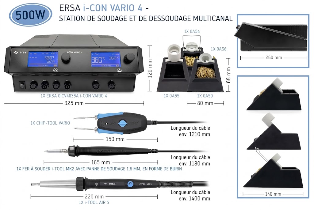 Station de soudage i-CON VARIO 4 MK2 /230V AIC 0ICV4005AIC – Image 2