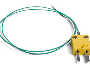 K-type thermocouple wire with plug