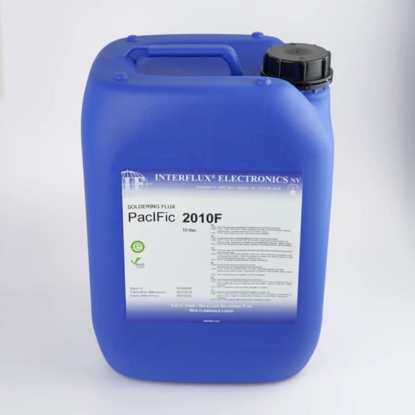 PacIFic 2010F - FLUX DE SOUDURE - SANS NETTOYAGE - BIDON DE 10L - INTERFLUX