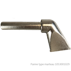 Panne Cuivre nickelé type marteau matricée
