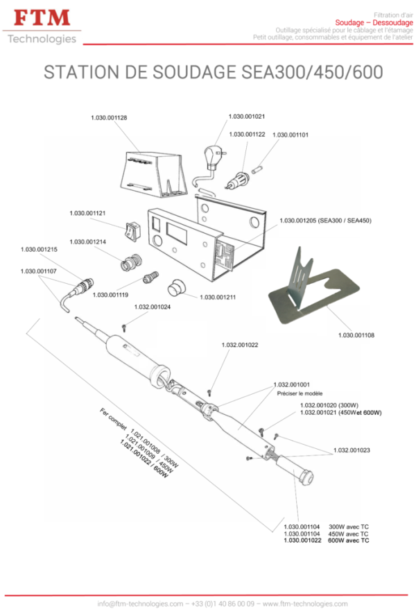 Station 300 W pour fer forte puissance - SEA 300 – Image 2